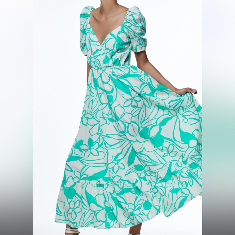 Zara Floral Maxi Dress - Brand New with Tags!